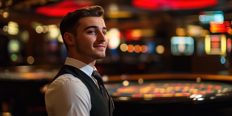 Antarmuka permainan Dream Number di platform slot gembira dengan pilihan angka dan kontrol taruhan